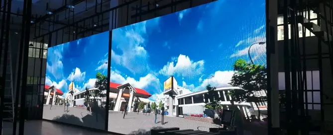 harga videotron per meter