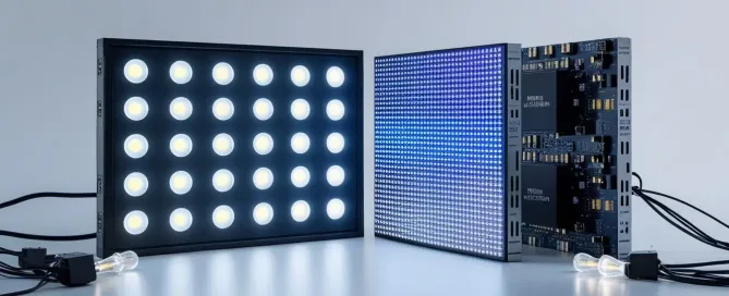 kualitas warna videotron vs LED