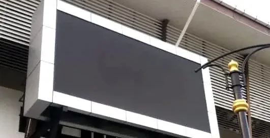 penyebab gambar videotron tidak merata