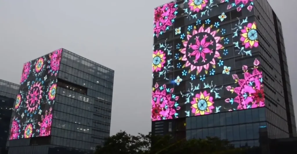 Cinematic Architectural: LED Fasad Gedung