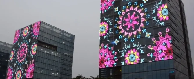 Cinematic Architectural: LED Fasad Gedung