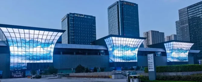 Videotron Media Mesh & Strip LED Fasad Gedung