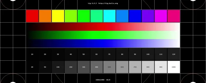 color calibration videotron