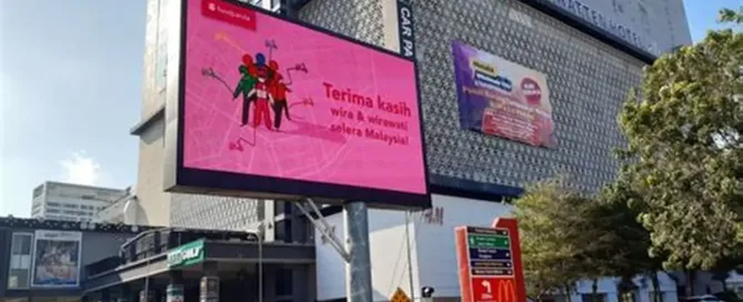 videotron outdoor di ruang publik