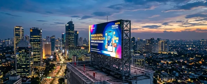 Cara Memasang Videotron di Atas Atap Gedung dengan Aman