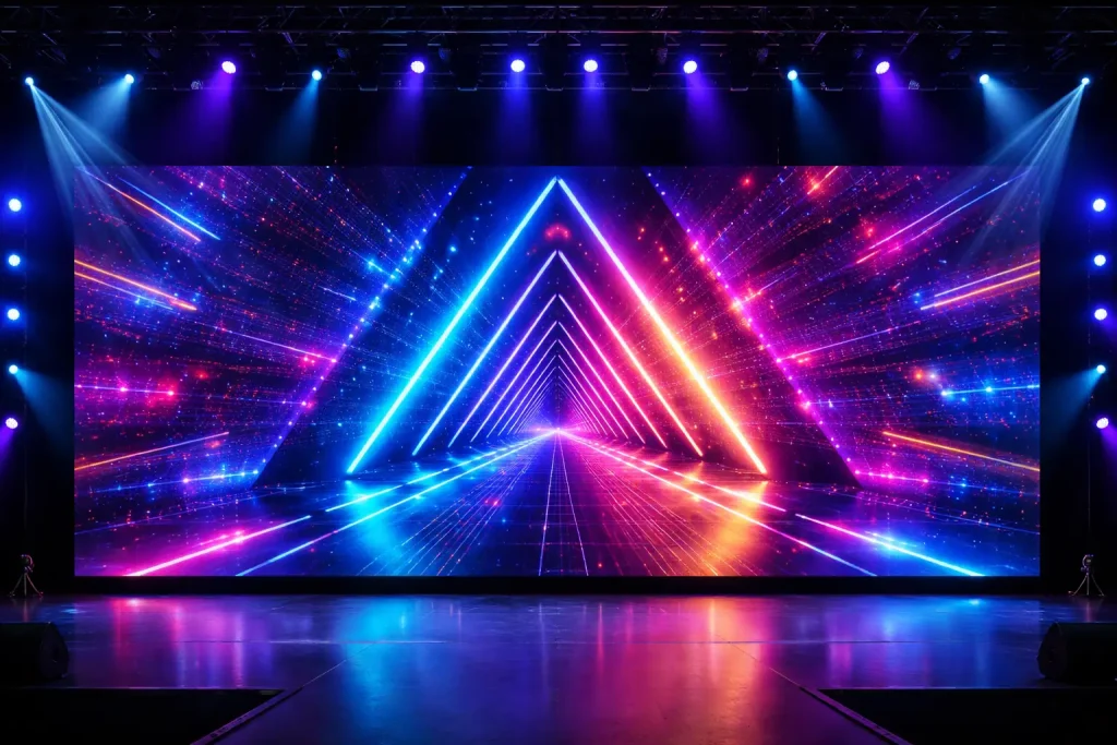 LED screen backdrop