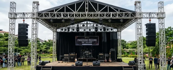 Panggung rigging ukuran 8x6_