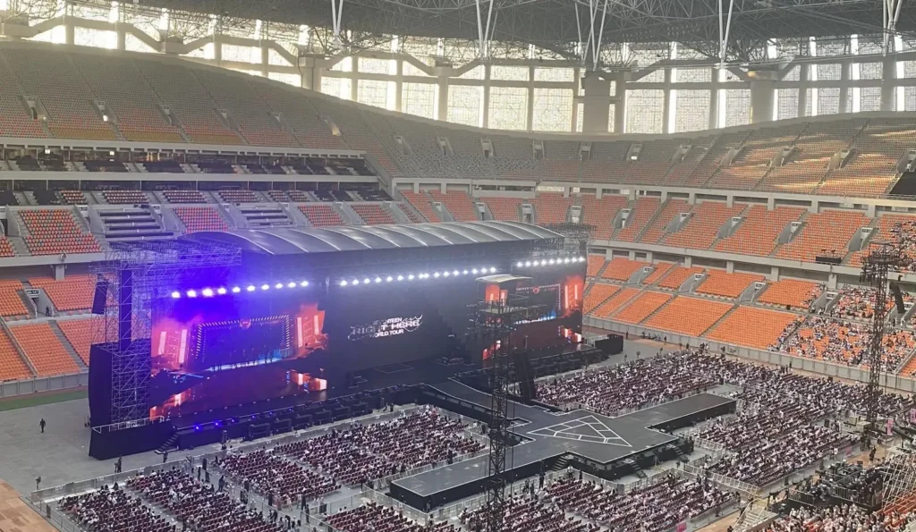 layout panggung konser
