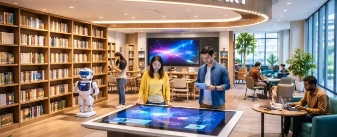 smart library modern