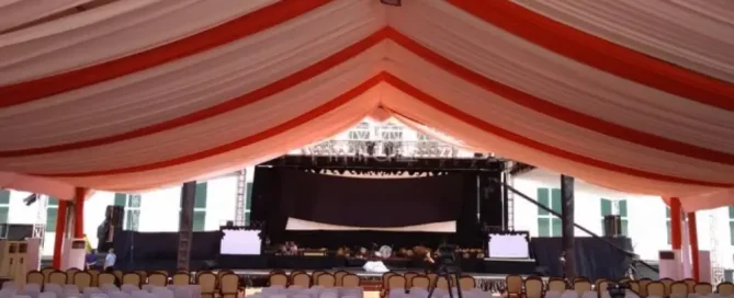 tenda rigging kuat dan aman