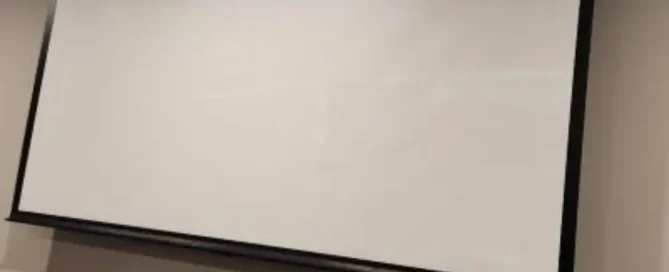 ukuran screen projector