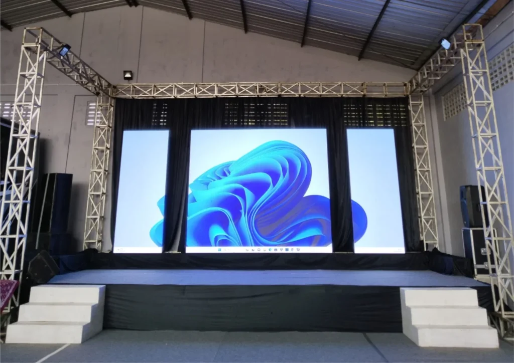 Backdrop Videotron Solusi Latar Digital Event Modern