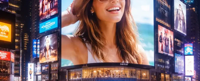 Cara kerja videotron outdoor dalam menampilkan iklan visual dinamis di pusat kota