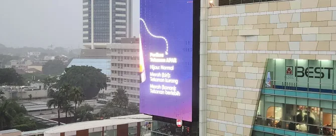 Jual videotron outdoor P4 di Jakarta Pusat