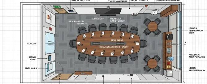 Layout Ruang Rapat_ Desain Efektif & Fungsional