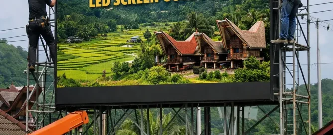 Pemasangan Jual Videotron Toraja LED Screen Outdoor