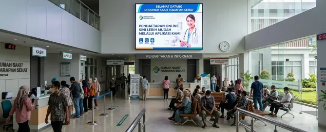 Videotron untuk Rumah Sakit dan Fasilitas Publik