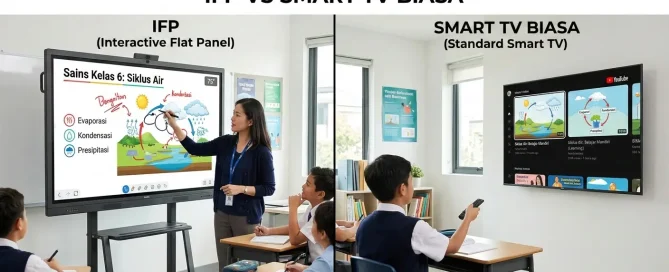 perbedaan antara IFP dengan Smart TV biasa