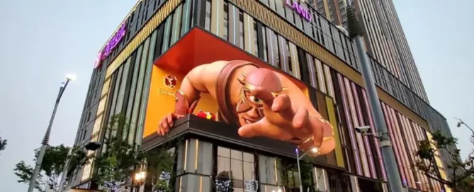 studi kasus kampanye sukses menggunakan videotron dengan teknologi 3D anamorphic di pusat kota