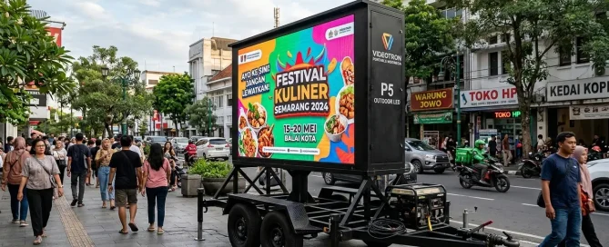 videotron portable layar LED praktis