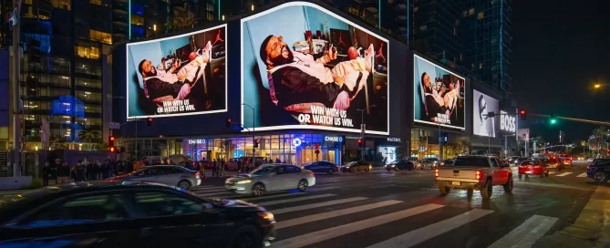 jumlah maksimal split tampilan videotron