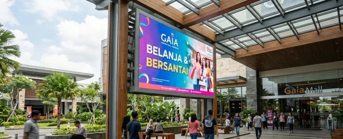 semi outdoor videotron