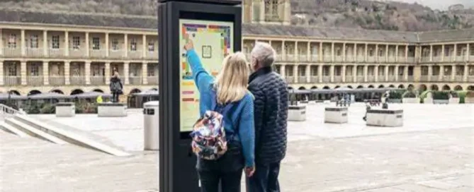 touchscreen digital signage