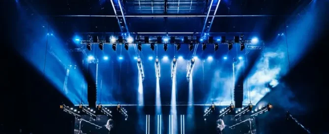 ukuran panggung konser standar dimensi