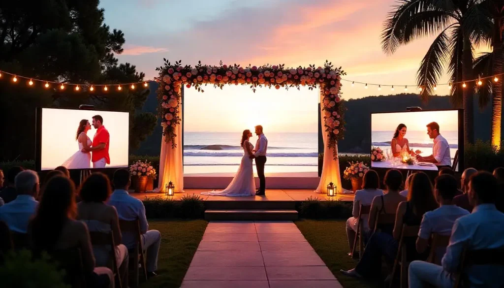 ukuran standar LED screen untuk pernikahan (wedding)