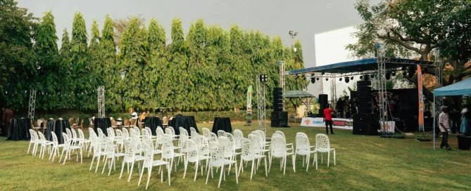ukuran rigging sound untuk LED display event