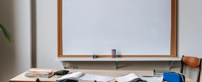 papan tulis jam digital untuk ruang kelas dan kantor modern