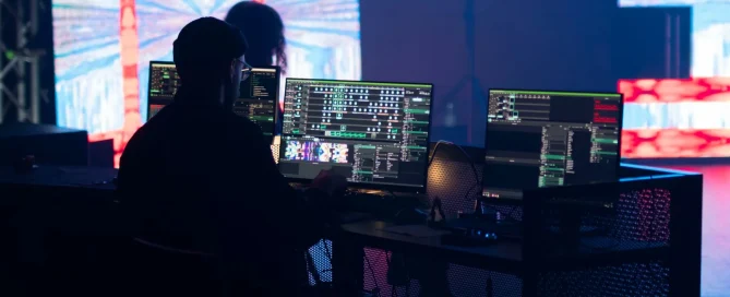 pemasangan videotron yang benar oleh tim teknisi profesional