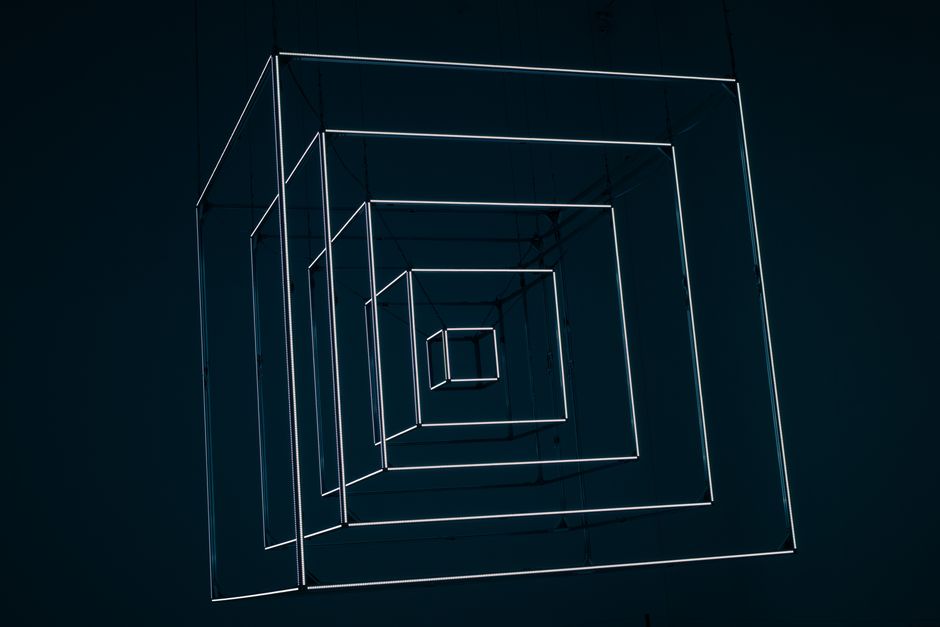 led cube display