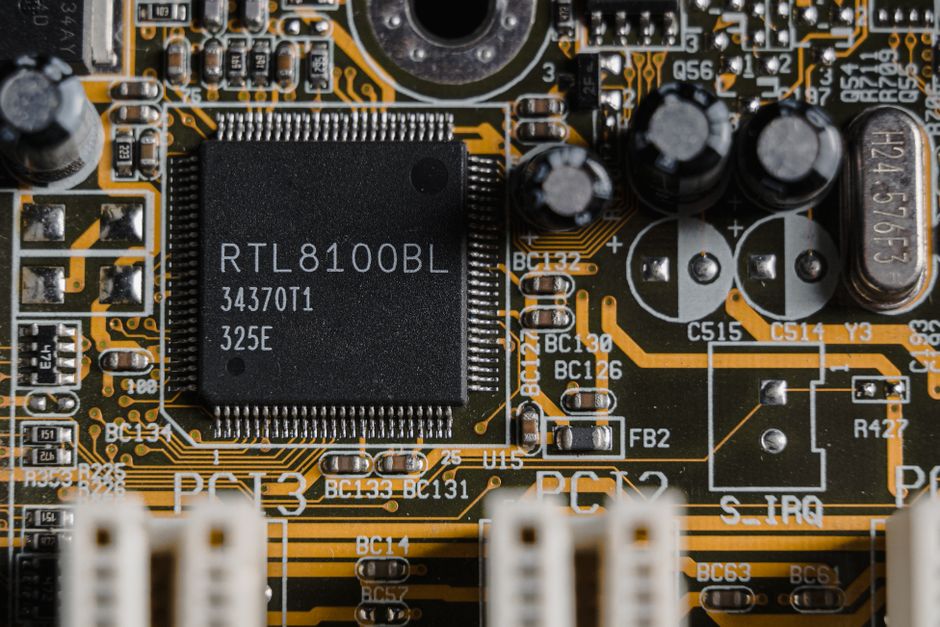 motherboard with led display